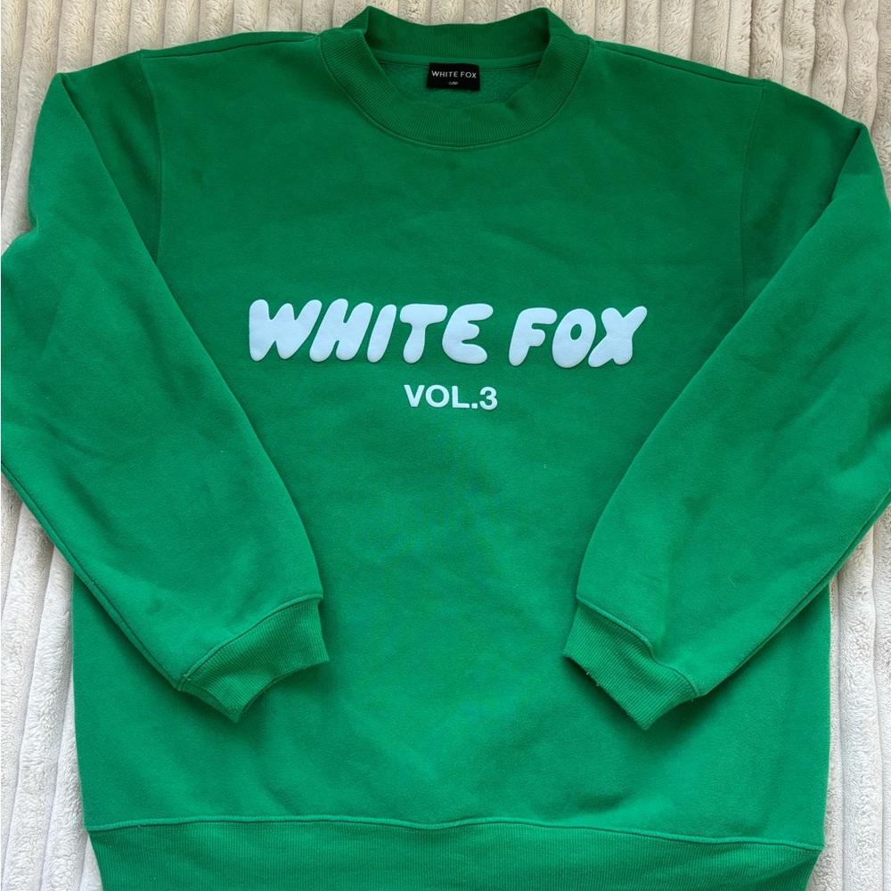 White Fox Offstage Sweater in Amazon